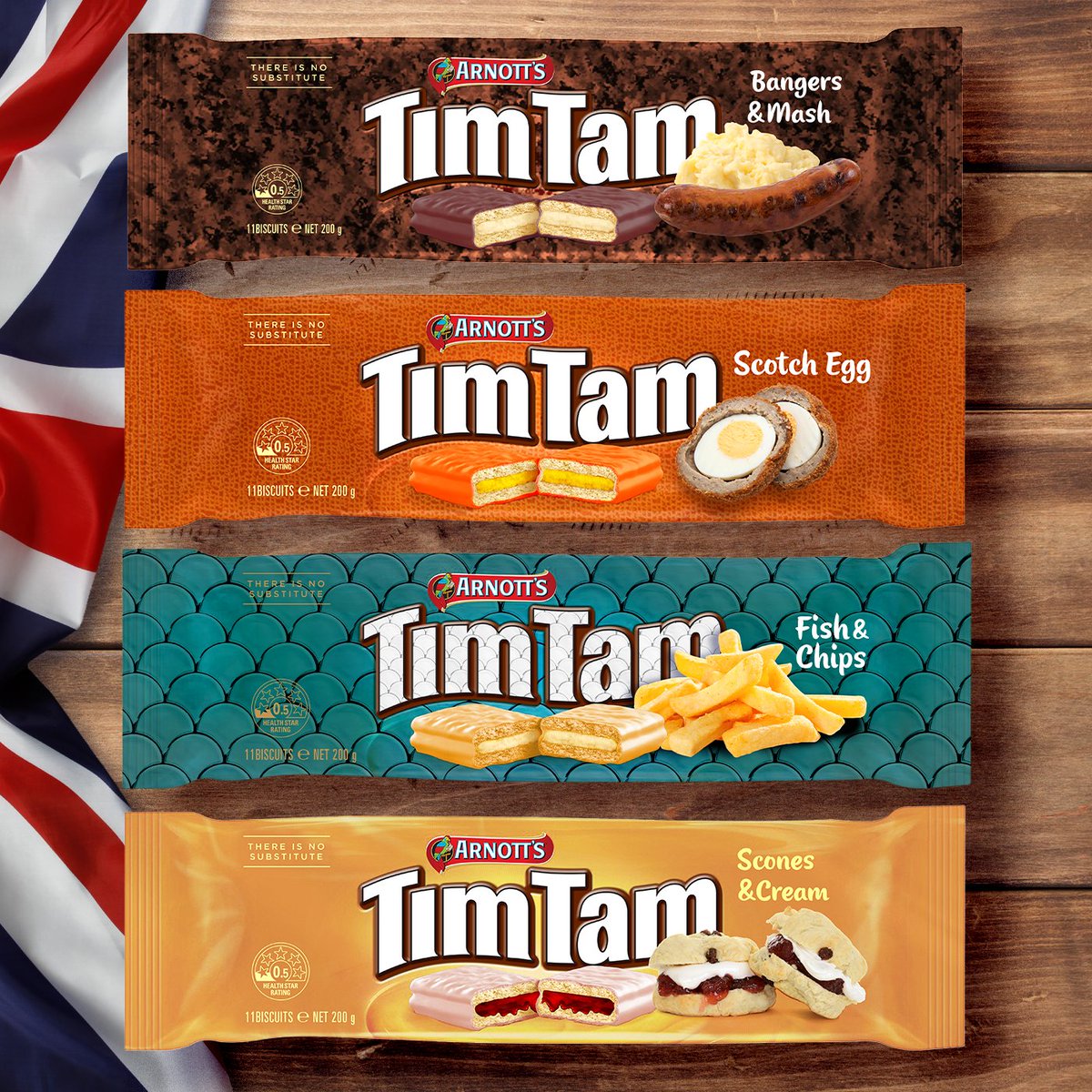 G'Day @BorisJohnson, we heard you're keen for some more Tim Tam bickies over your way! We've whipped up a few flavour ideas that we reckon you Brits will love ;) #ThereIsNoSubstitute