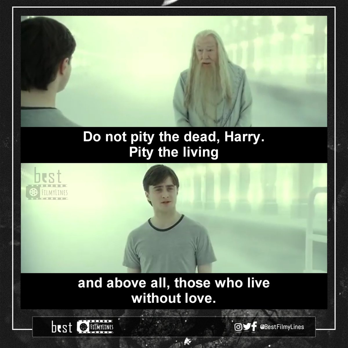 - Harry Potter and the Deathly Hallows: Part 2 (2011)
Director: David Yates

 #hollywood #hollywoodmovie #english #cinema #movie #film #dialogue #dialogues #quote #rvcjinsta #bestfilmylines #harrypotter #harrypottermemes #professordumbledore #thedeathlyhallows #motivation