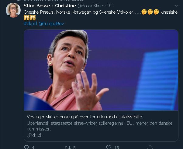 AlexDenStoerste's tweet photo. Interessant vinkel EU backenden tager ligepludselig, nu er Trump pludselig kinesisk agent og Kina fik ham valgt ind, og Kina er EU's fjende nummer 1... Hmm Xi har du glemt at betale dit #eubev gebyr?? #dkpol #eudk https://t.co/pTtcoa2V3u