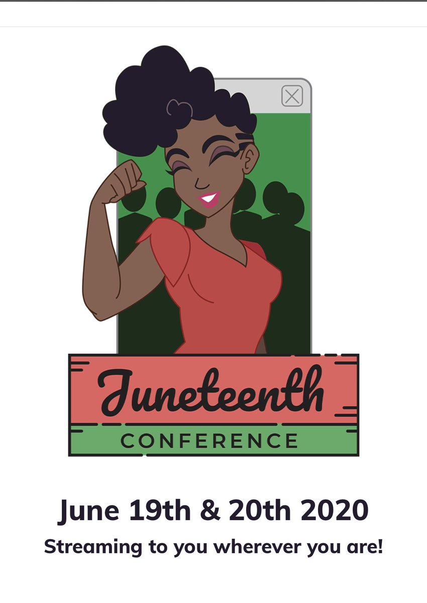 cotishea's tweet image. Registration is now open.. juneteenthconf.com