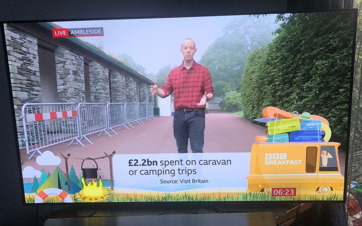 HARPA_UK's tweet image. .⁦@BBCBreakfast⁩ focus on holiday parks as we prepare to reopen ⁦@lakescaravans⁩ with ⁦@HenrydeWild⁩