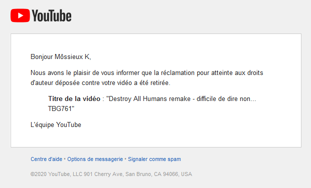 Kyesos's tweet photo. #Achievement : bénéficier d'un retrait de claim audio sur une vidéo AVANT MÊME d'avoir lancé la procédure de réclamation... #Epic #YoutubeGod \o/ ^^' https://t.co/mQcJiuFO4V