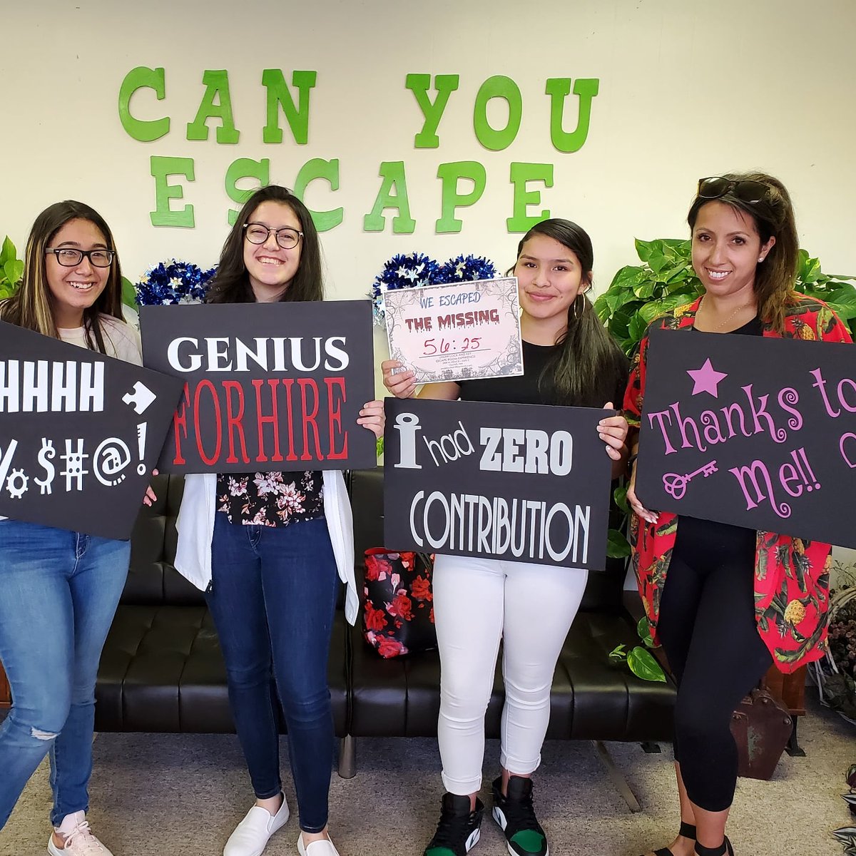 Under_Lock_Key's tweet image. They found the TRUTH about the MISSING!!  There were screams and lots of laughing. Come back and see us again soon! #canyouescape #openagain underlockandkeyclovis.com