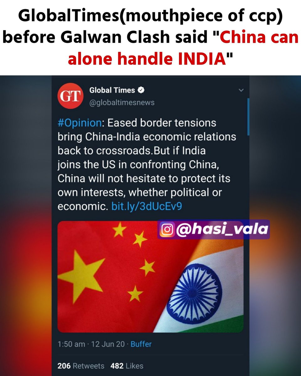 Diptesh_451's tweet image. e to sala mutne laga🤣

💪😎🇮🇳

#IndianArmy #ModiWonChiniRahulFail #BharatVsChina #JaiHindKiSena #BhartiySena #IndiaChinaFaceOff