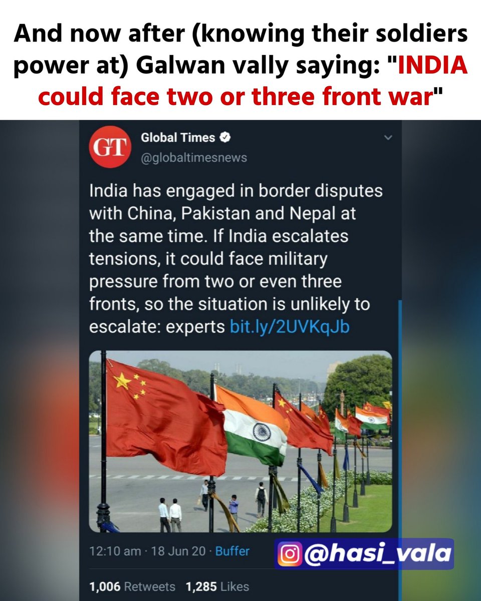 Diptesh_451's tweet image. e to sala mutne laga🤣

💪😎🇮🇳

#IndianArmy #ModiWonChiniRahulFail #BharatVsChina #JaiHindKiSena #BhartiySena #IndiaChinaFaceOff