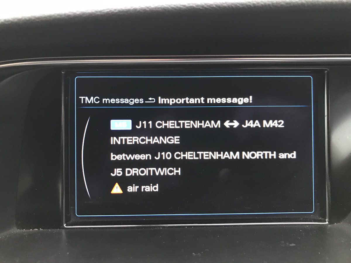 What’s my car trying to tell me?!!.... Are the Germans on route again?..