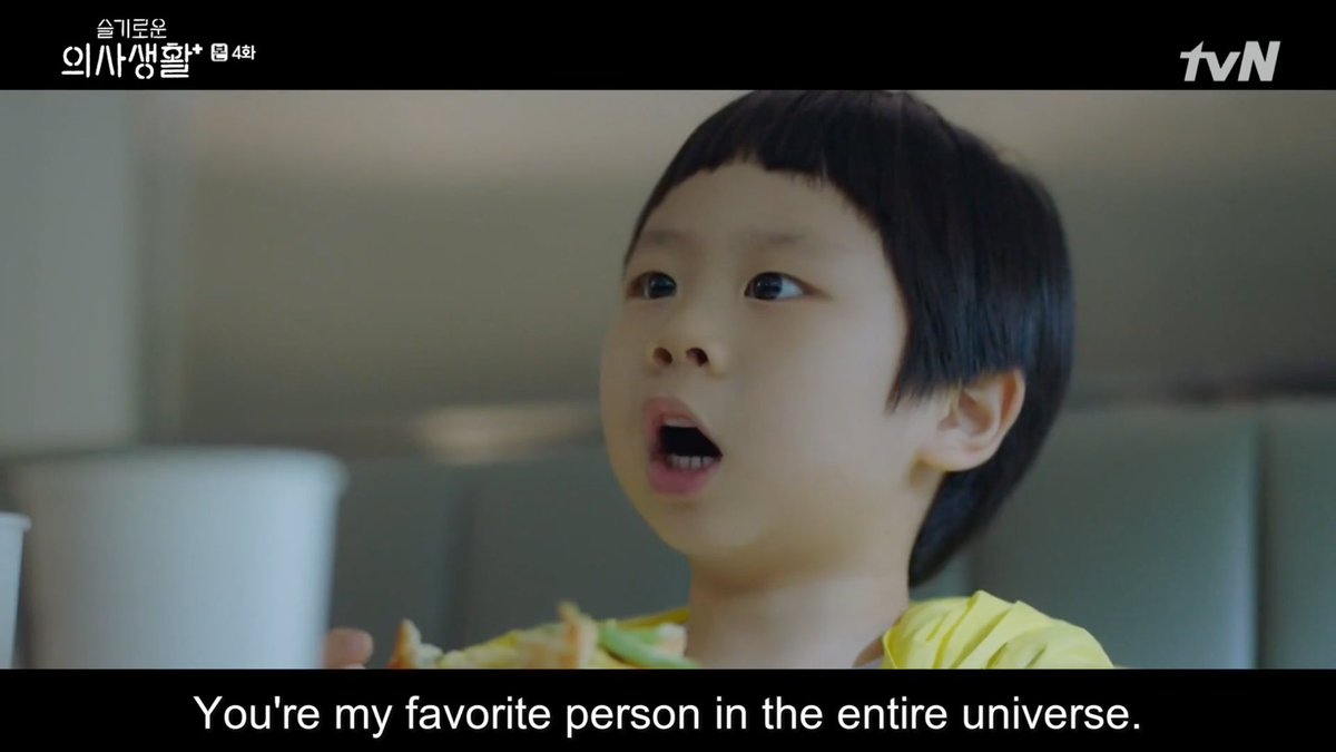 “i just need you, dad.. you’re my favourite person in the entire universe”uju best boy i’m crying  #HospitalPlaylist