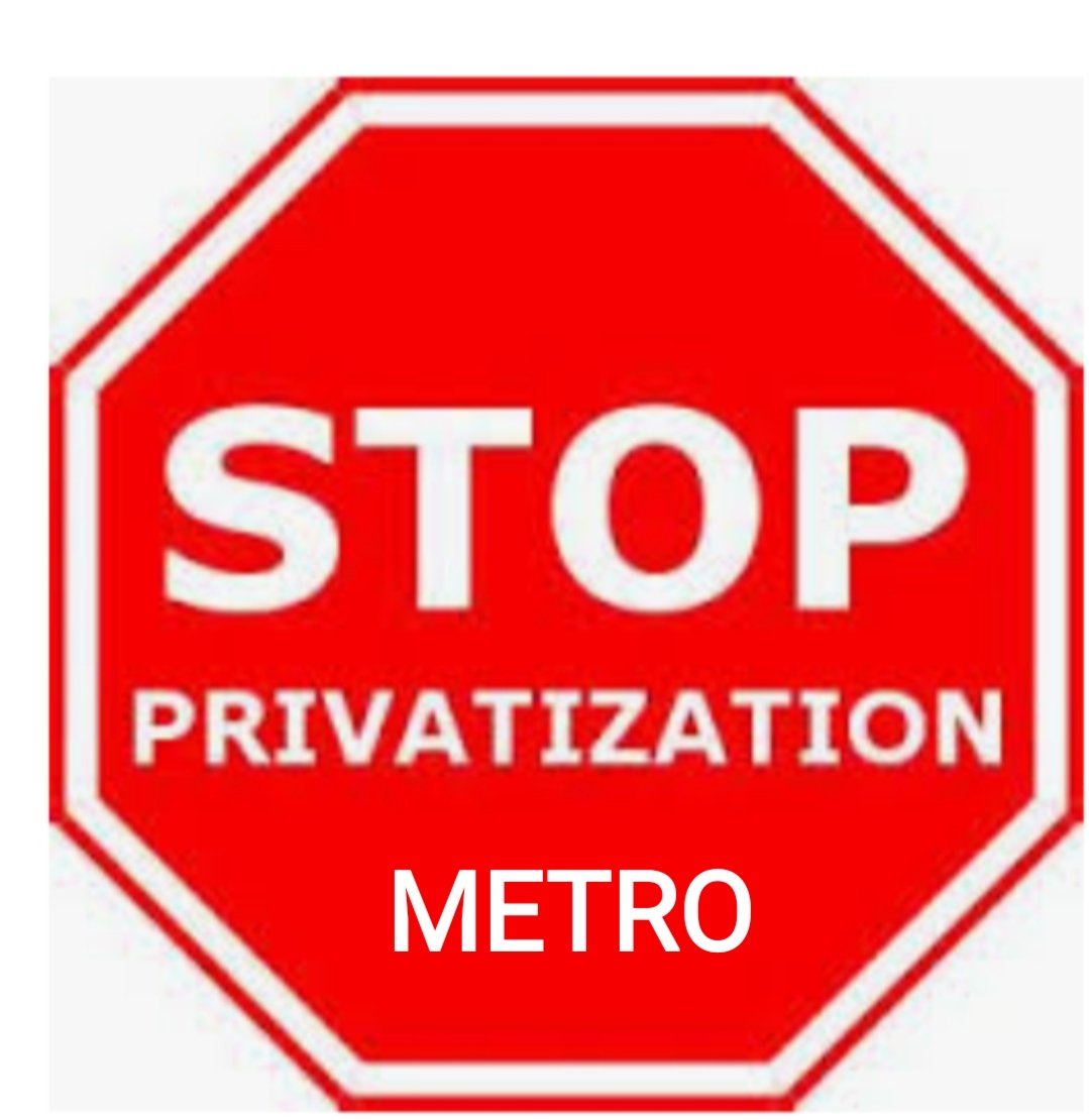 Anish_akp's tweet photo. #StopPrivatization_of_Metro 
आखिर कब तक सरकार अपनी जिम्मेवारियों को निजी हाथों में सौंपते रहेगी?
ये वो मेट्रो है जो सर्दी हो या गर्मी , दीपावली या होली ,ईद हो या क्रिसमस हमलोगो ने जी-जान लगा अपने कर्तव्यों का पालन किया और उसके बदले में हो रहा निजीकरण की तैयारी ?
@anilmahatodmrc https://t.co/2DgJVFi7iU