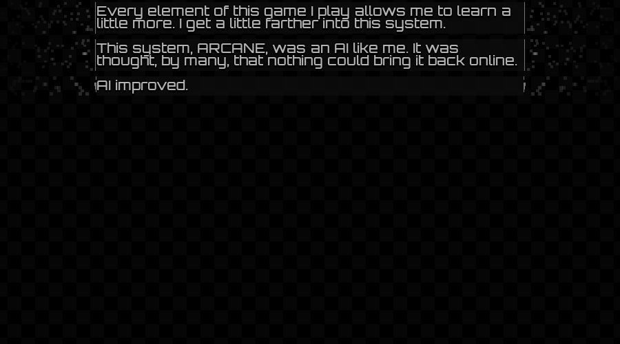 TidFriction's tweet photo. #Limiter!.exe is an artificial intelligence who speaks in puzzles. Hop your way through 100+ levels in 7 chapters of a story about one intelligence doing its best to reach another.

|#GameDev | #IndieDev | #Gaming | #Steam | #SteamDirect | https://t.co/egXjQvZ8jW
