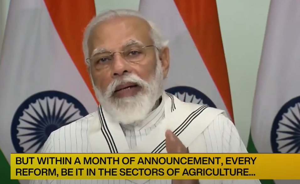 Within a month of launch of  #AatmaNirbharBharat, a slew of reforms and initiatives have been taken in various sectors such as agriculture, coal, mining and efforts are being taken to implement the reforms on the ground.- PM  @narendramodi