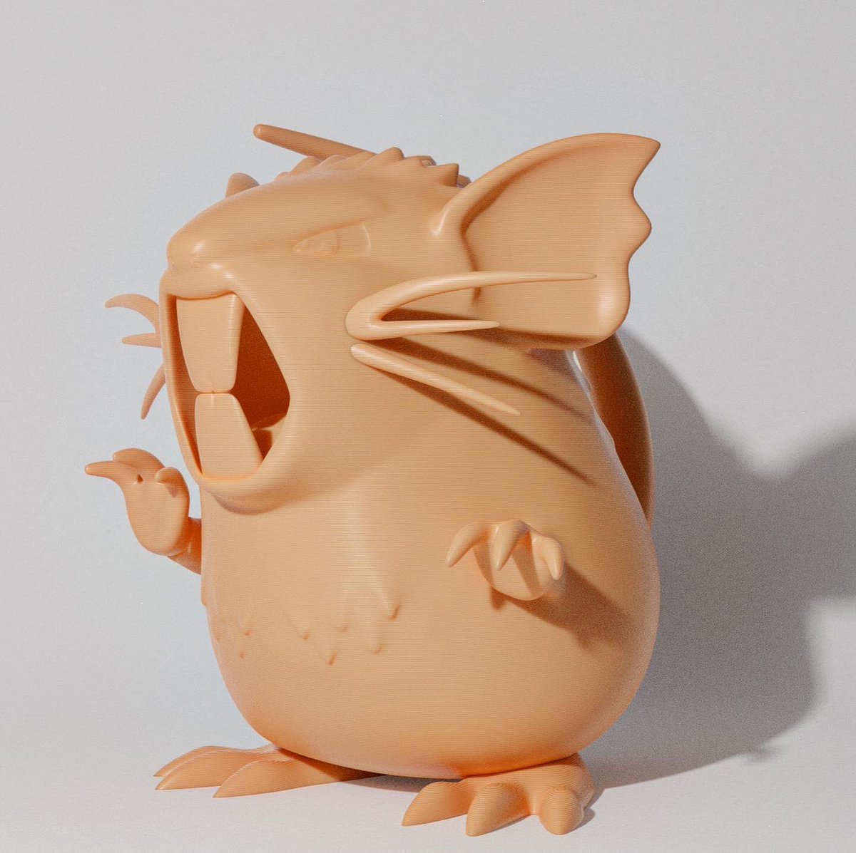ShadowBons's tweet photo. Just a little bite😅

#Raticate #Rattata #Pokemon #Shadowbons #Cults3D #Cetus3D #CetusMk3 #3dprint #3dprinting #3dprinted #3dmodel #3dprintedpokemon #esun3dfilaments https://t.co/V0m7T8Enaf