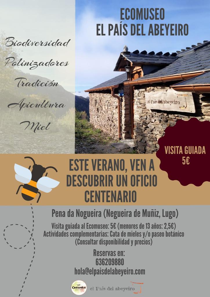 Este verano es hora de conocer nuestra #biodiversidad en todo su esplendor. Los compas del ecomuseo el <a href="/paisdelabeyeiro/">El País del Abeyeiro</a> nos enseñan el proceso de la #apicultura y la importancia de las #abejas en la #polinizacion y en nuestro planeta. Animaros a visitarles #agroecologia