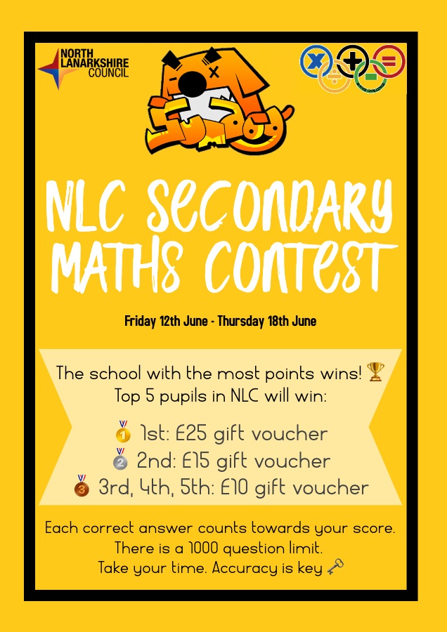 braidhurstmaths's tweet photo. Only 12 hours left!

Could you be the champion? https://t.co/GncyDghTEy