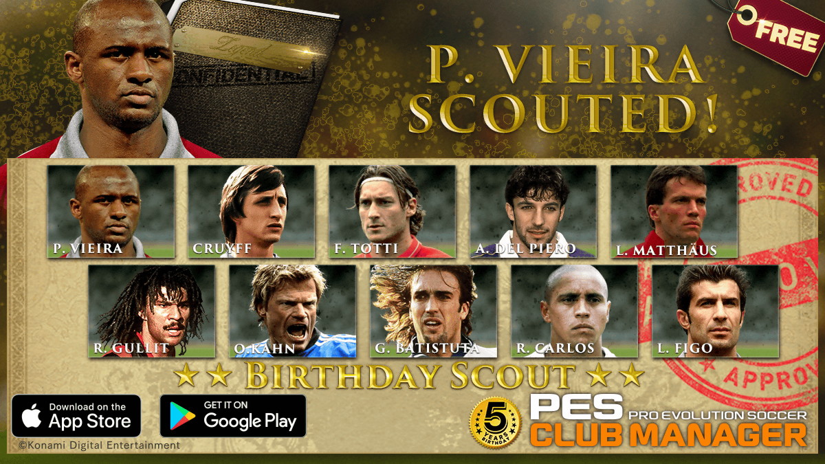 Found ' #Vieira ' from the free scout in #PESCM! app.adjust.com/cqwc7r6