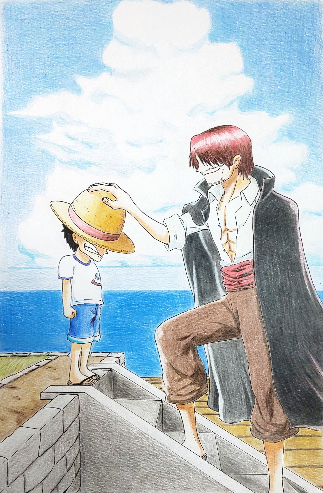 Munemitsu この帽子を お前に預ける シャンクスかっけぇ ワンピース イラスト Onepiece名シーン シャンクス T Co H6jjy8ng1y Twitter Munemitsu この帽子を お前に預ける シャンクスかっけぇ ワンピース イラスト Onepiece名シーン シャンクス T Co H6jjy8ng1y Twitter