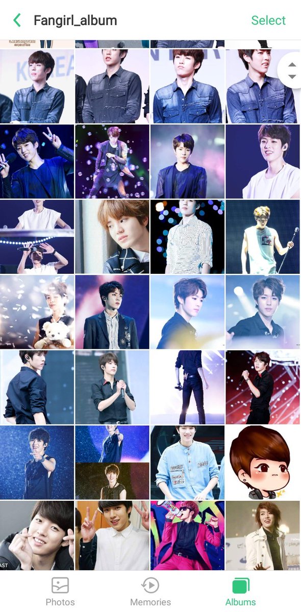 15. Another proof that Sungyeol scammed me, I saved a lot of pictures of him in my gallery 