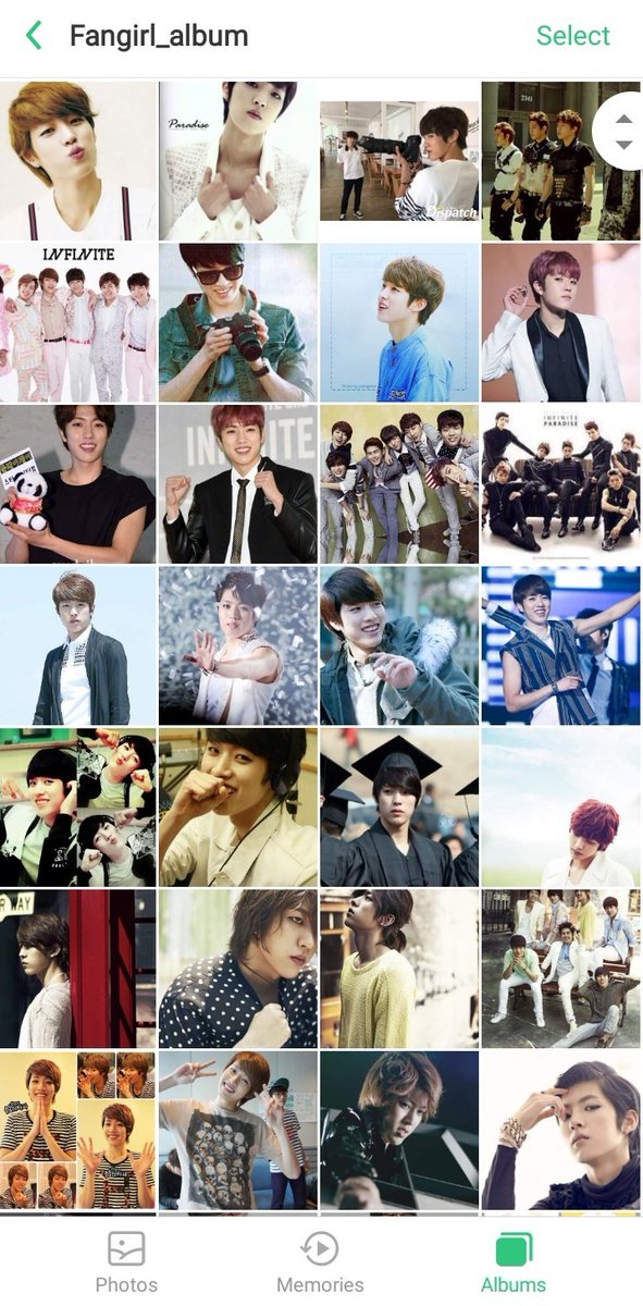 15. Another proof that Sungyeol scammed me, I saved a lot of pictures of him in my gallery 