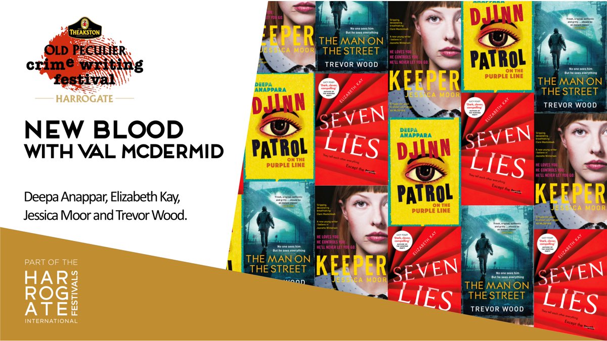Meet our killer crop of debut authors who have been picked for place on the #TheakstonsCrime 2020 #NewBlood with <a href="/valmcdermid/">Val McDermid</a> panel, showcasing the year’s best breakout crime writing talent. 

Coming to you digitally this July. Find out more here: bit.ly/NewBlood2020