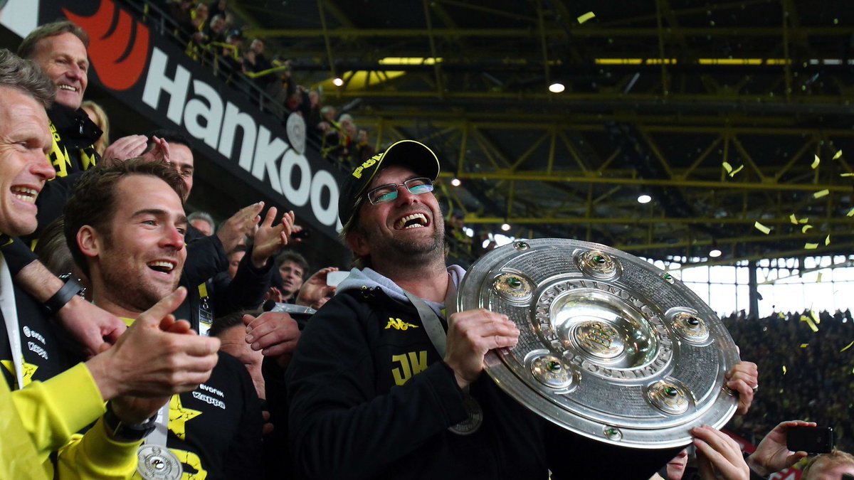 Jürgen Klopp after winning the Bundesliga in 2011 with Dortmund: “I was really wasted which may have been noticeable in some interviews. And I don’t remember much that makes any sense. I do remember one thing though and I’m not sure I’ve told anyone before.“