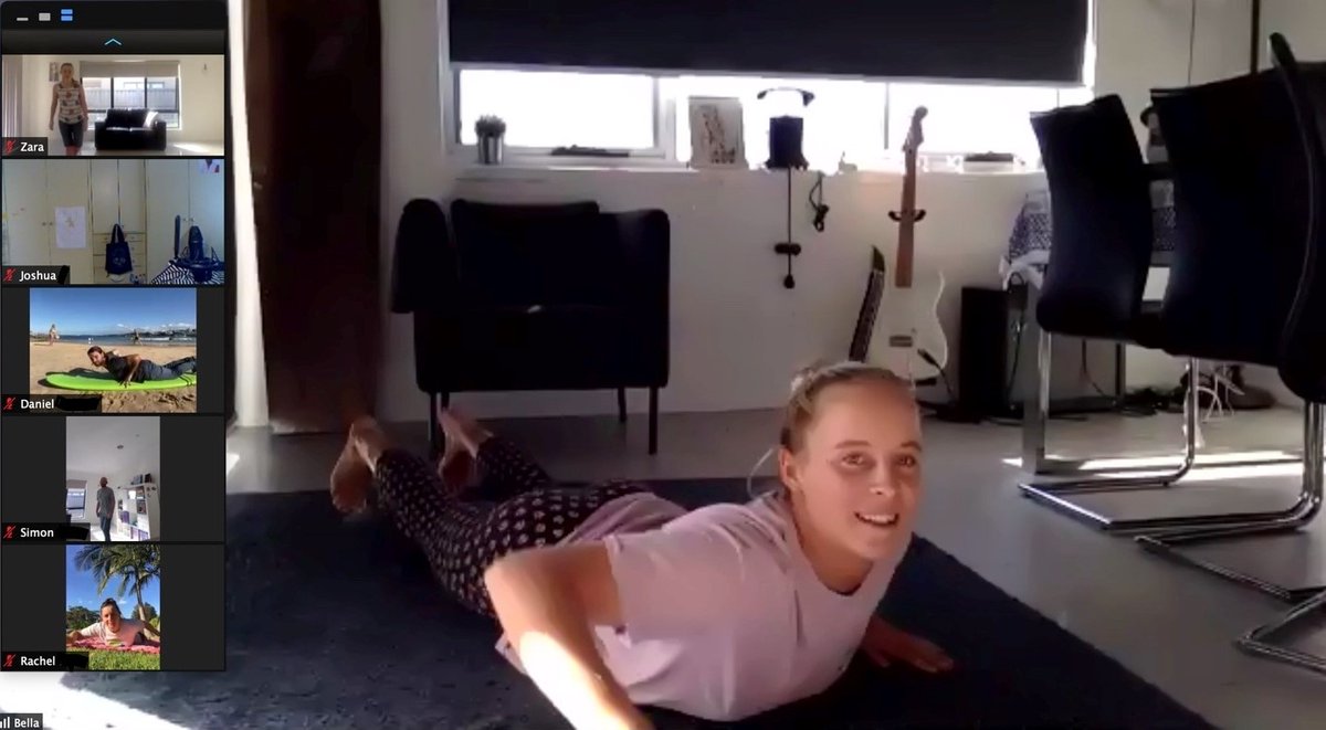 Did you know that you start learning how to surf on the ground? 🏄 Thanks Isabella Nichols for teaching our young people the basics of surfing last month! 
Check out more fun events: bit.ly/2Bdz9Nf