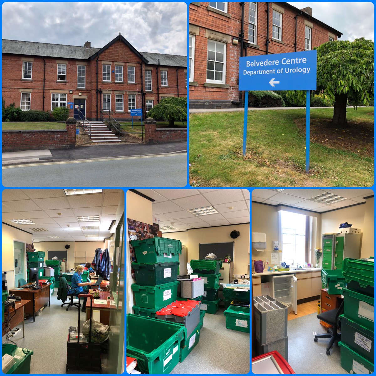 DockseyMegan's tweet photo. So today’s the big day! After 19 years of the Belvedere Centre being our home we’re making the move to the brand new home at the TC! Stay tuned! #moveday @UHDBTrust @SarahMinns2 s https://t.co/nqFhK19S4c