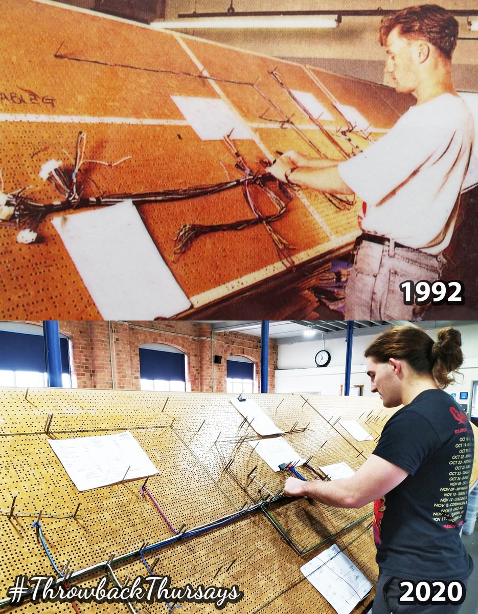28 years difference in our laying department, but still following the same tried and tested technique! 

Our craft workers follow precise written instructions, based on the original wiring looms to make them as authentic as possible.

#ThrowbackThursdays