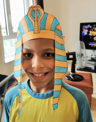 RFitzroyAcademy's tweet photo. #year5 have been learning about their topic 'Pharaohs' @Cornerstonesedu. We have been amazed to discover how art and artefacts can help us to learn more about the ancient Egyptian civilisation. We even designed our own nemes! 🧑🎨
#niagaraclass #pharaohs #year5lockdown https://t.co/LHs1zievaP