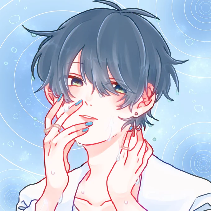 水も滴る 