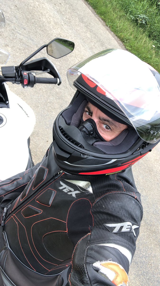 arrowgroup's tweet image. Nice to get out for another ride. Cows find motorcycles strange the way they stare at it.