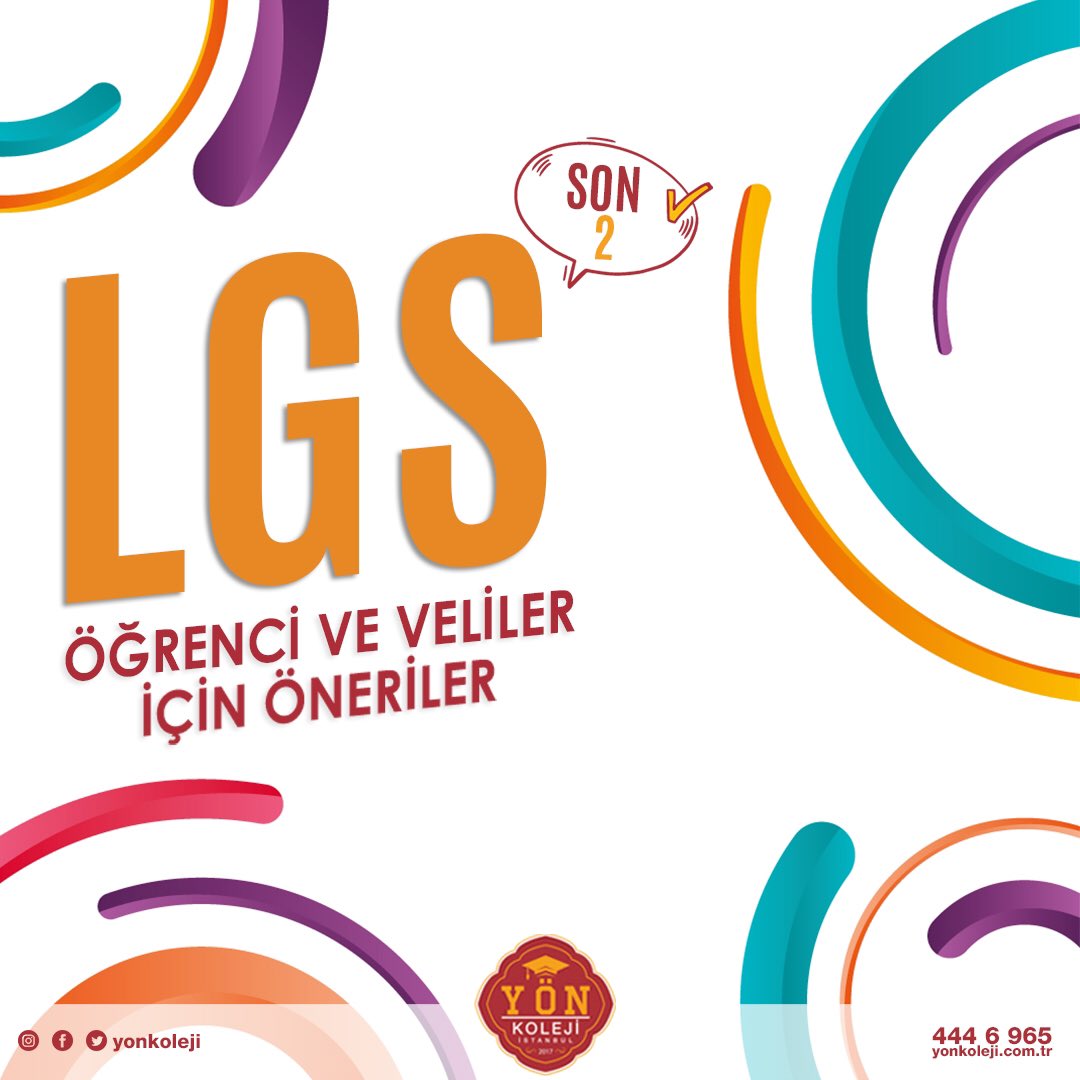 YonKoleji's tweet photo. LGS öncesi son öneriler için bizi takip edin... Follow us for the last tips before the LGS exam #YönKoleji #LGS #LGS2020 #LGSönerileri https://t.co/2lJuISVc9M