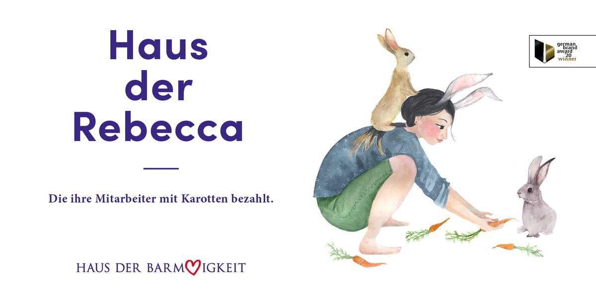 Great brands win great awards! 💫 Wir wurden mit dem
Haus der Barmherzigkeit beim German Brand Award
2020 zum Sieger in der Kategorie Employer Branding
Activities &amp; Campaigns gekürt!
#greatclient #brand #germanbrandaward #awards #winner