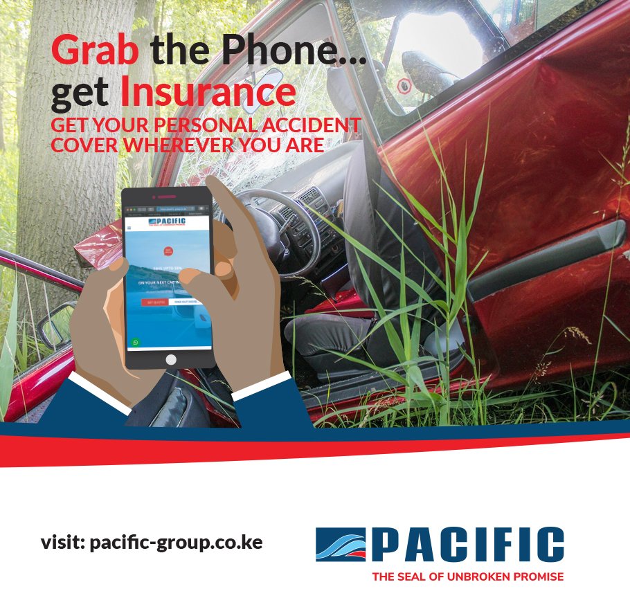 A major accident can suddenly disrupt your entire life. Why let your financial situation take a beating? It’s better to stay protected with personal accident insurance. Visit pacific-group.co.ke Call us on 0724 105 273 #PersonalAccident #ThursdayThought