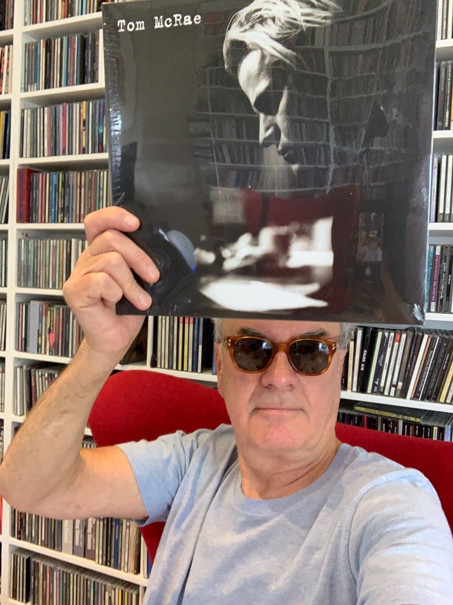 This man signed me all those years ago. History records that he also signed Tears For Fears, Teardrop Explodes, James, House of Love, et al - and worked with Robert Plant & Scott Walker. He’s actually tiny and holding a CD. But vinyl is also available.  https://dbrecords.co.uk/tommcrae2020/ 