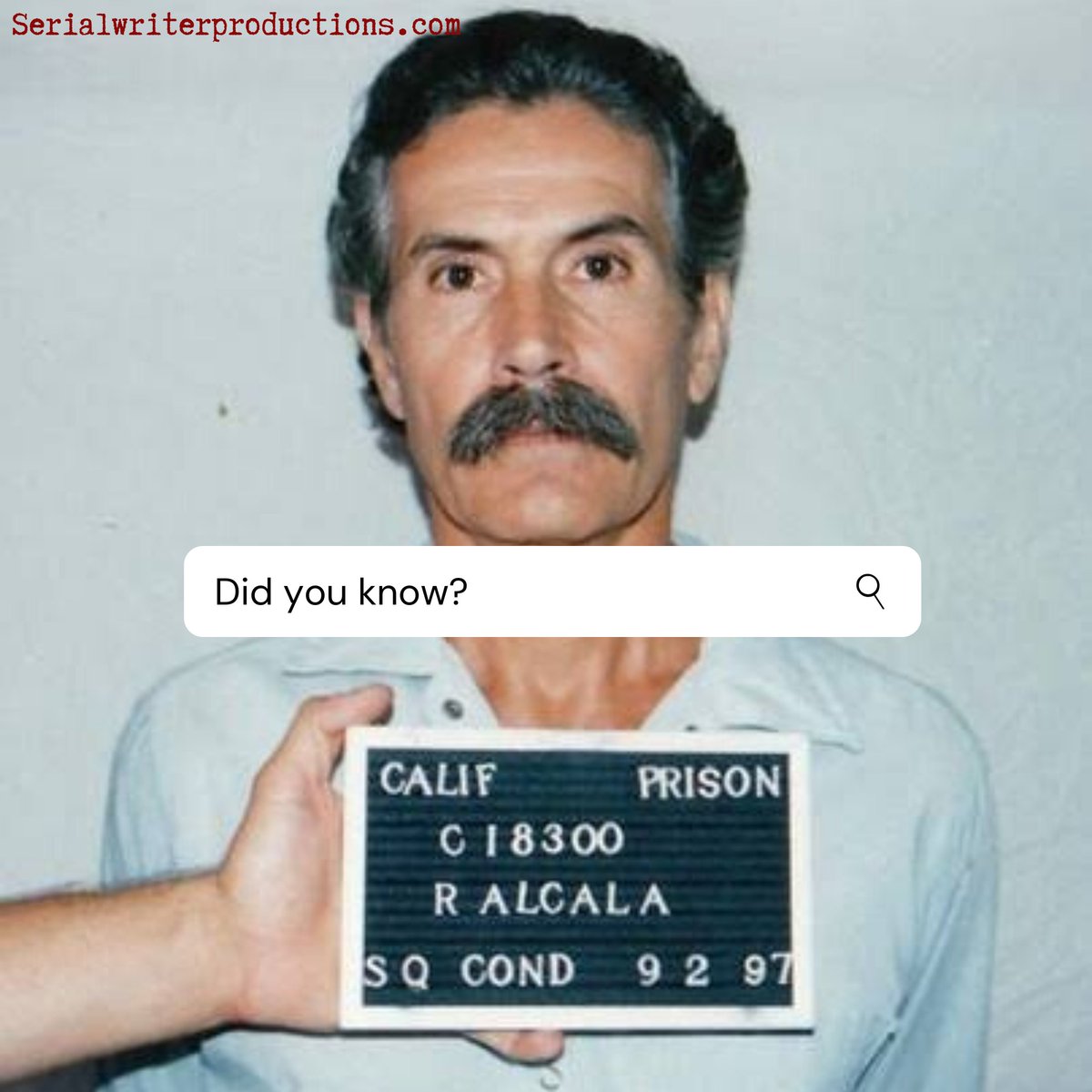 SerialWriterPro's tweet image. The 'Dating Game Killer' Rodney Alcala acted as his own lawyer and interrogated himself. He was on the stand for 5 hours, used a deep voice to ask in third person addressing himself as "Mr. Alcala". 
#truecrime #serialkiller #rodneyalcala #funfact