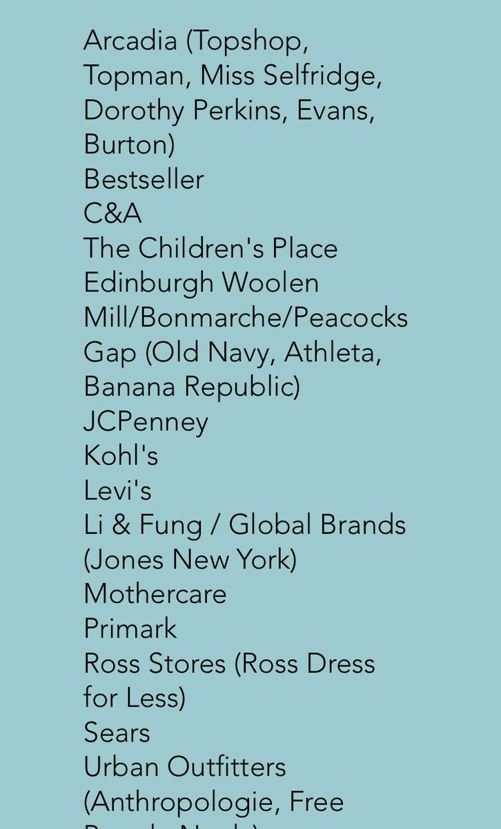 LaurenCDeutsch's tweet photo. Because of Covid, huge brands have refused to pay for their clothing orders abroad, since they “no longer need them.” This has put the most vulnerable people (#whomademyclothes) at an even greater risk of poverty. Demand these brands to #payup https://t.co/iesGer4IyY