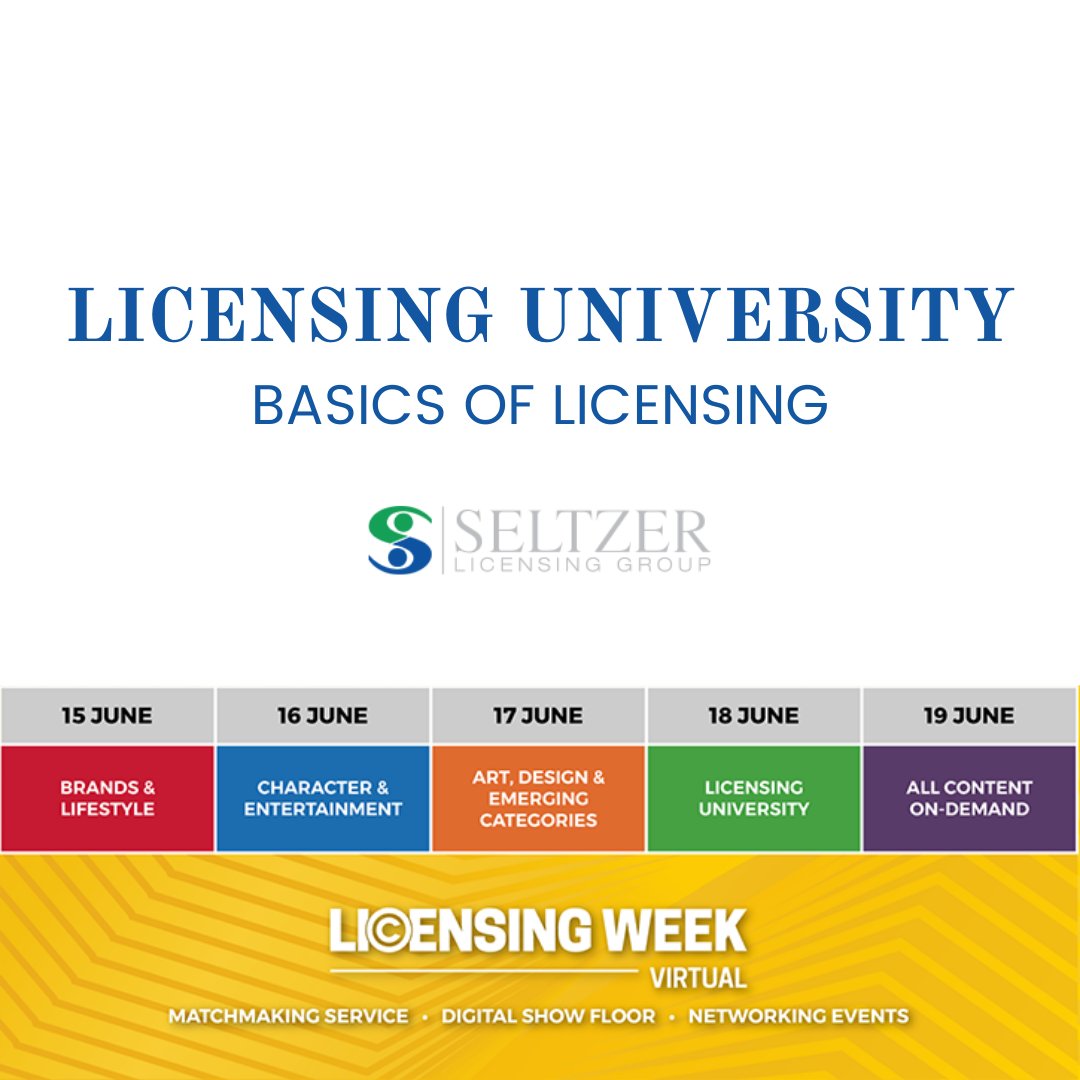 Today, join Stu Seltzer, and other industry leaders as they discuss the basics of licensing. This fun and educational seminar will cover all the basics of licensing including many theories Stu teaches at NYU. #licensingexpo informamarkets.6connex.com/event/Licensin…