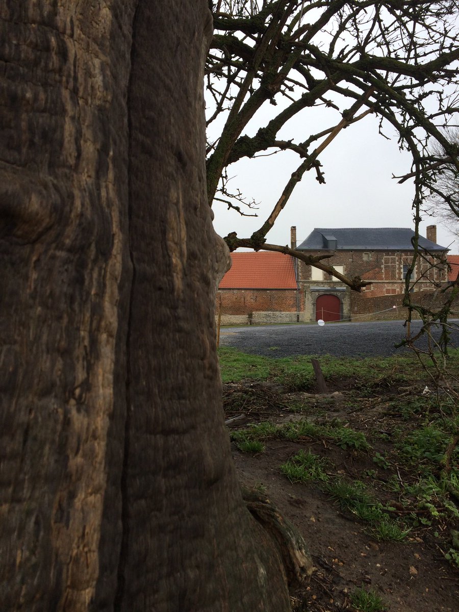 (1/10) The first French attack of the day comes not against Wellington’s main line, but here at the chateau of  #Hougoumont. This farm complex is typical of the area: multiple buildings surrounded by stout walls. A ready made defensive position.  #Waterloo205  #WaterlooRemembred