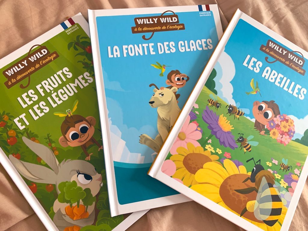 mtothehgs's tweet photo. Aujourd’hui j’ai acheté ces petites merveilles, imprimées en France sur du papier recyclé, et imaginées par #UniqueHeritageÉditions 🌱 Des jolies BD pour expliquer simplement l’écologie aux enfants et des petits jeux pour bien comprendre les enjeux. J’adore 🥰 #WillyWild https://t.co/4VskzRqUcV