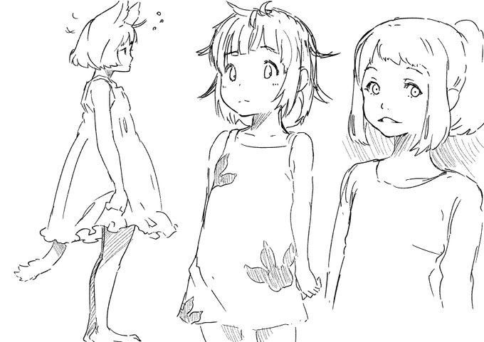 私が最も好きなイラストレーターの田中久仁彦さんの絵の模写です。ゼノギアスの頃からのファンなんです。 