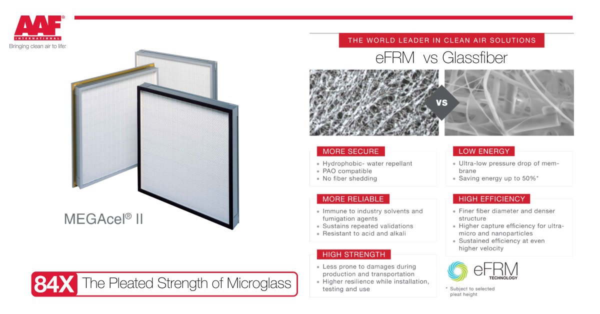 AAF_EMEA_CIS_IN's tweet photo. Here are the reasons to switch to eFRM media HEPA Filters to avoid validation failures.

#aaf #aafdaikin #bringingcleanairtolife #timetoswitch #HEPA #airfiltration #energyefficiency #airquality #cleanair #airfilters #pharma #pharmaceuticals #covid19 #cleanroomfiltration https://t.co/YhZko1iqD7