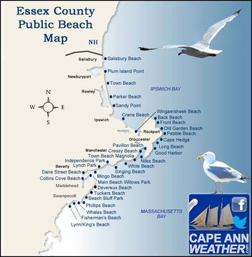 CapeAnnWeather's tweet photo. 🌞HUCK'S #EssexCounty Beach🏖️ and Boat 🚤Report for beaches/waters #Salisbury to #Nahant.
🏊♂️ SunSunSun yet still 62° water.
#Gloucester #Rockport #Manchester, #EssexRiver #PlumIsland #IpswichBay #HalibutPoint #MassBay #AnnisquamRiver https://t.co/vkThKqCWL2