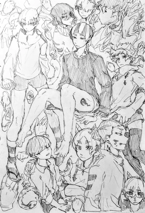 全然描いてない
#落描き #オリキャラ 