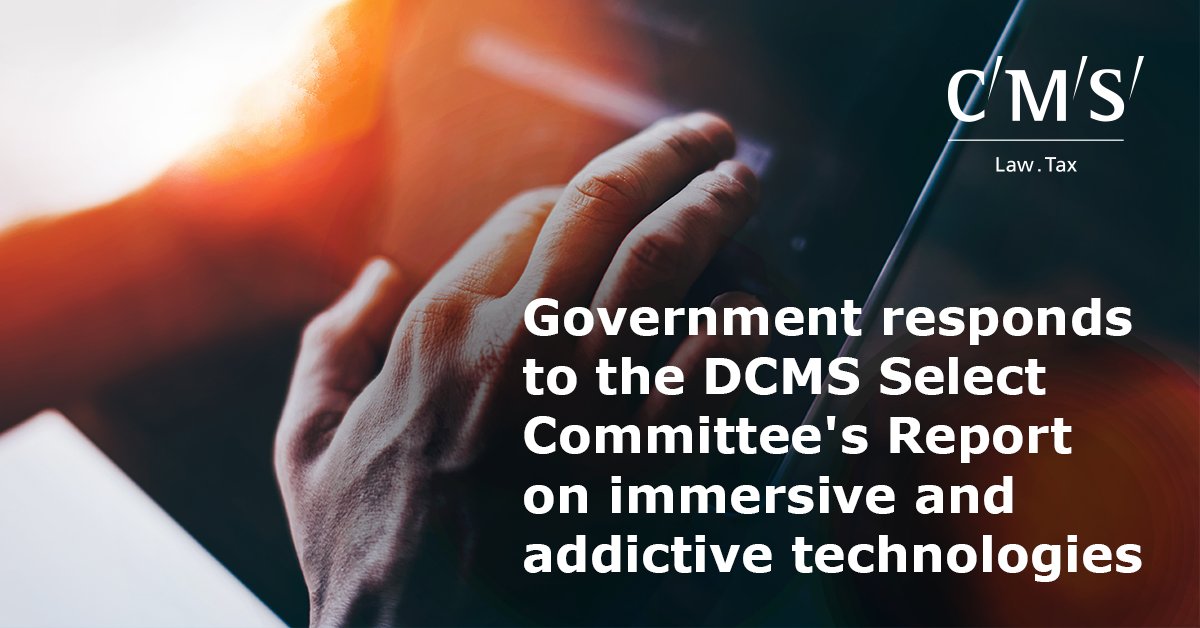 On 8 June, the Government published its response to the Digital, Culture, Media and Sport Select Committee’s Report on Immersive and Addictive Technologies. Read more: bit.ly/3hFrLLn #Gambling