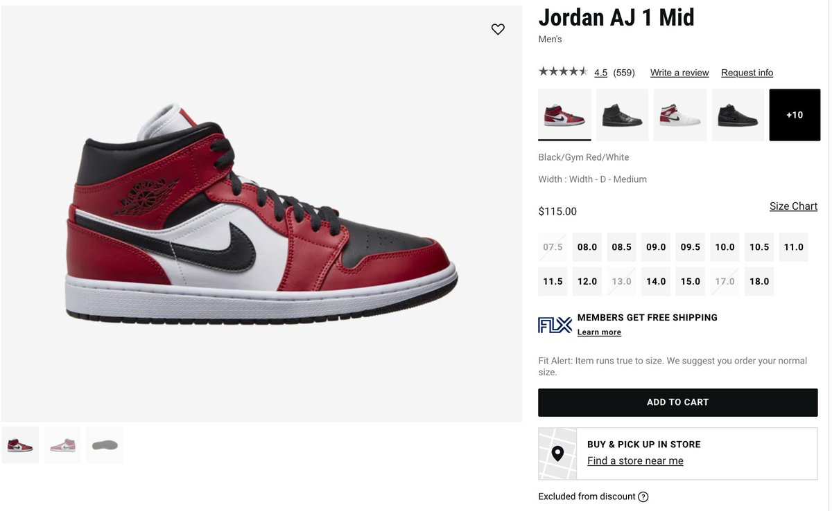 jordan 1 mid chicago black toe restock