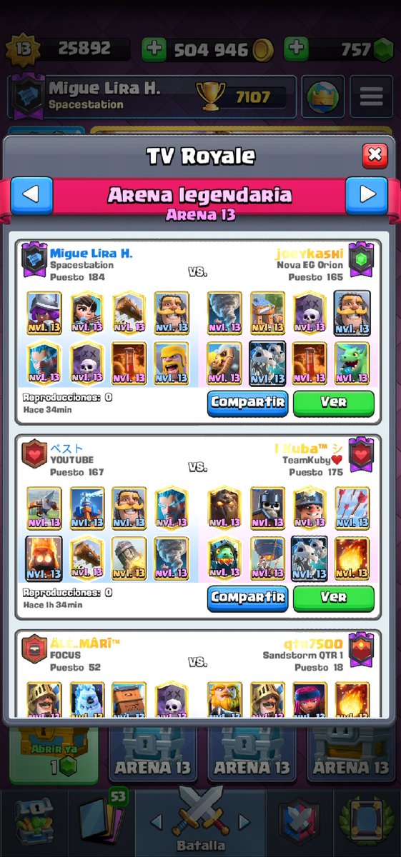 Por fin una vez más en TV Royale! 😅