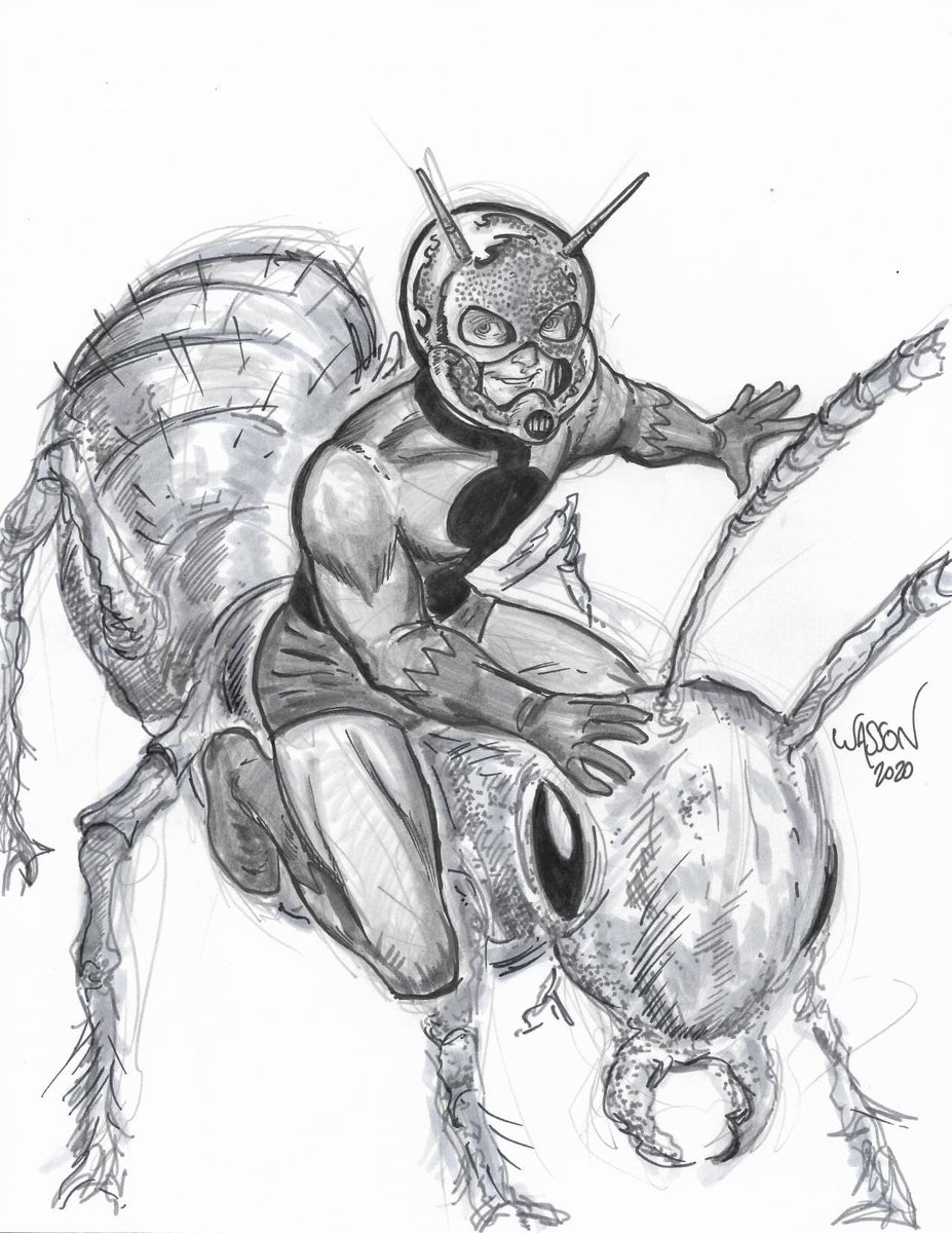 justinwasson's tweet photo. Ant-Man
#TheAvengersArtInitiative
#AntMan
#HankPym
#TalesToAstonish35
#Avenger
#PymParticles
#JackKirby
#LarryLieber
#StanLee
#MarvelComics
#MarvelFanArt
#FanArt https://t.co/6eUAlIxvAr