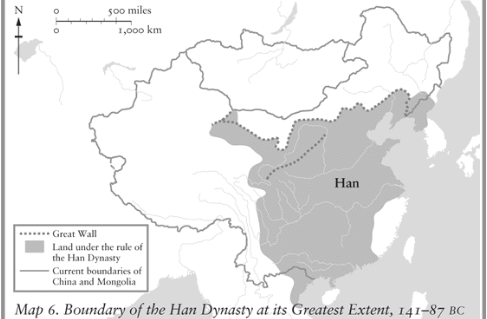 Even in the periods, where China has been ruled by either the Mongols or the Manchu, the rulers have assimilated into the Chinese.In fact the, acronym, Han Chinese is derived from the second, Han dynasty, which followed the Qin Dynasty