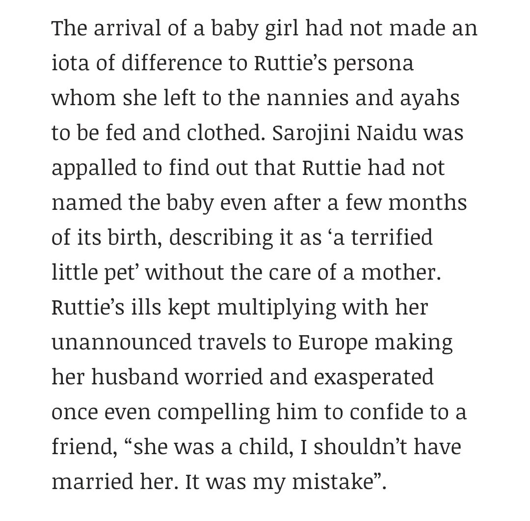 Ruttie passed away in 1929, on her 29th Birthday. Jinnah never remarried after her and have said to have regretted the decision at one point himself.