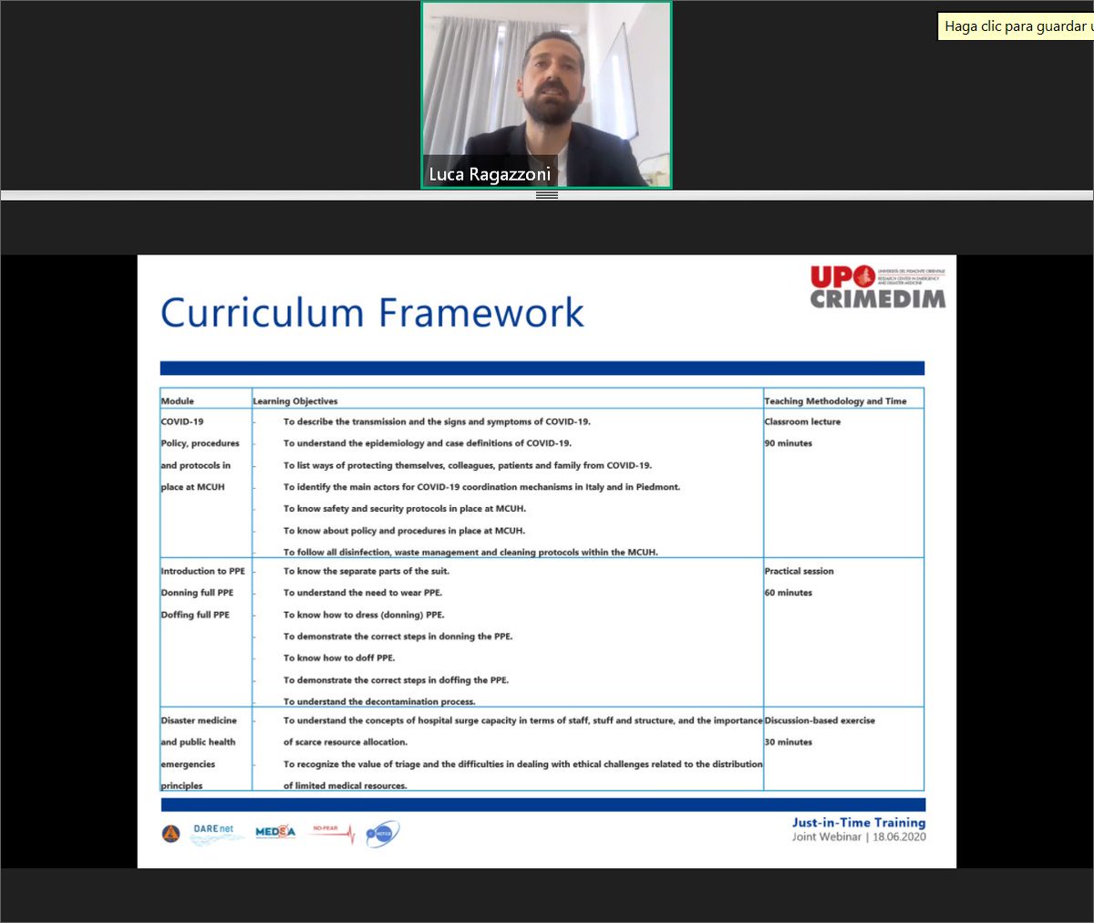 DIREKTIONnet's tweet photo. #LucaRagazzoni provides in #justintimetraining 
Innovative Solutions in the #COVID19 crisis; 🇮🇹 https://t.co/S7qc6ChqEh