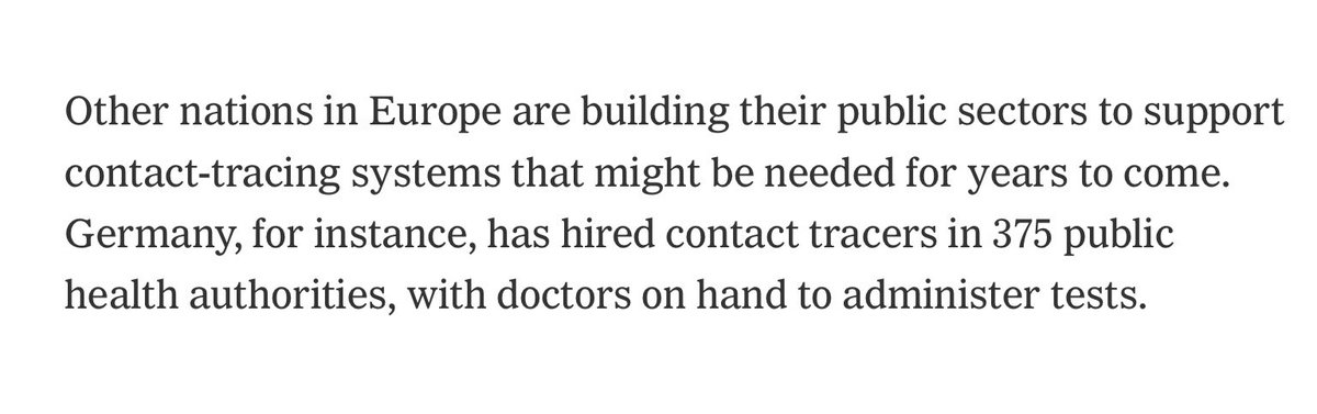 Not helped by the disconnect between Pillar 2 testing and GPs and local public health.In Germany they built on their existing public health hiring more to work within the 375 local system.Not these Jack-ass amateurs we have in our Government